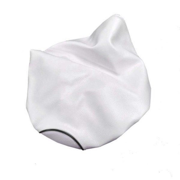 画像2: Cifmo(シフモ) ディオ(AF18) シートカバー 白カバー 黒パイピング  被せタイプ 安心の日本製 高品質 シートリペア CIF-73005 【送料無料 一部地域除く】 (2)