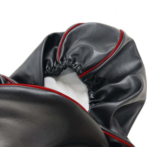 画像2: Cifmo(シフモ) スーパーディオ(AF27) シートカバー 黒カバー 赤パイピング  被せタイプ 安心の日本製 高品質 シートリペア CIF-73043 【送料無料 一部地域除く】 (2)