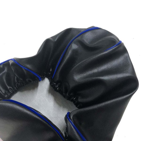 画像2: Cifmo(シフモ) ライブディオ(AF34) シートカバー 黒カバー 青パイピング  被せタイプ 安心の日本製 高品質 シートリペア CIF-73135 【送料無料 一部地域除く】 (2)