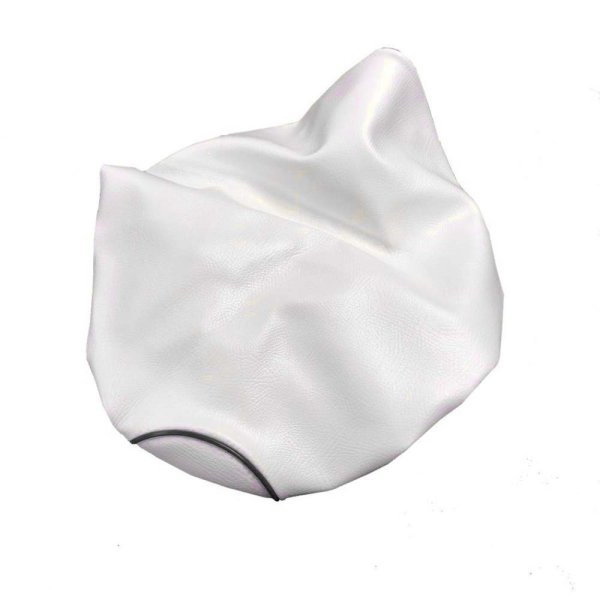 画像2: Cifmo(シフモ) ディオ(AF62) シートカバー 白カバー 黒パイピング  被せタイプ 安心の日本製 高品質 シートリペア CIF-73272 【送料無料 一部地域除く】 (2)