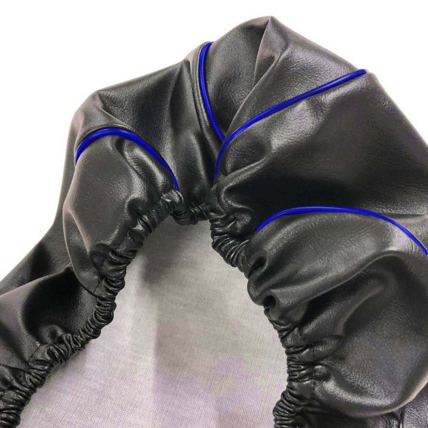 画像2: Cifmo(シフモ) スマートディオ(AF56) シートカバー 黒カバー 青パイピング  被せタイプ 安心の日本製 高品質 シートリペア CIF-73326 【送料無料 一部地域除く】 (2)