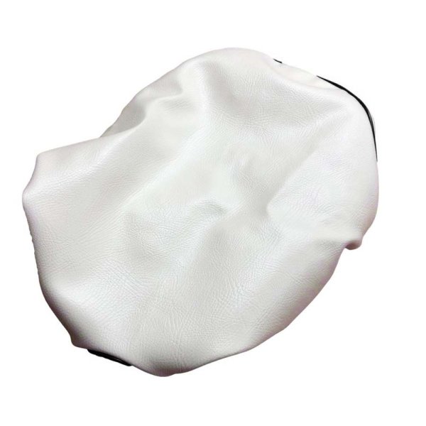 画像2: Cifmo(シフモ) トゥデイ(AF61) シートカバー 白カバー 黒パイピング  被せタイプ 安心の日本製 高品質 シートリペア CIF-73463 【送料無料 一部地域除く】 (2)