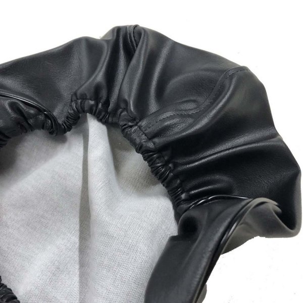 画像2: Cifmo(シフモ) スクーピー(AF55) シートカバー 黒 被せタイプ 安心の日本製 高品質 シートリペア CIF-74040 【送料無料 一部地域除く】 (2)