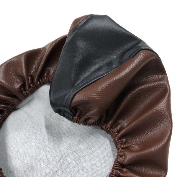 画像2: Cifmo(シフモ) ジョルノ(AF24) シートカバー 黒/茶  被せタイプ 安心の日本製 高品質 シートリペア CIF-73593 【送料無料 一部地域除く】 (2)