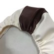 画像2: Cifmo(シフモ) ジョルノ(AF24) シートカバー 茶/白  被せタイプ 安心の日本製 高品質 シートリペア CIF-73616 【送料無料 一部地域除く】 (2)