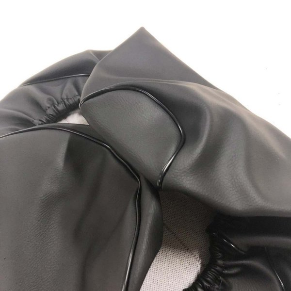 画像2: Cifmo(シフモ) メットインリード50  シートカバー 黒  被せタイプ 安心の日本製 高品質 シートリペア CIF-73654 【送料無料 一部地域除く】 (2)