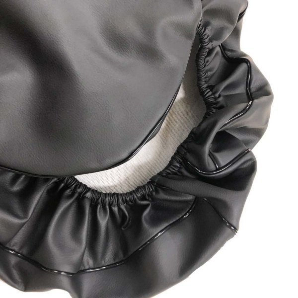 画像2: Cifmo(シフモ) リード90メットイン(HF05) シートカバー 黒  被せタイプ 安心の日本製 高品質 シートリペア CIF-73685 【送料無料 一部地域除く】 (2)