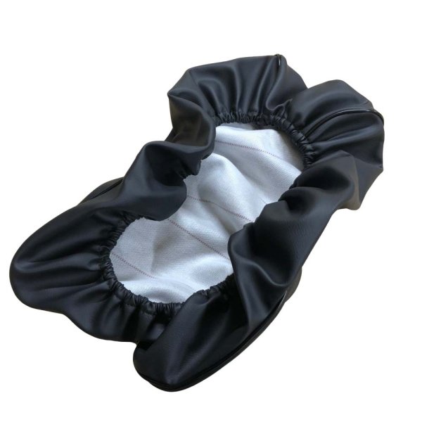 画像2: Cifmo(シフモ) ストリーム シートカバー 黒 被せタイプ 安心の日本製 高品質 シートリペア CIF-74064 【送料無料 一部地域除く】 (2)