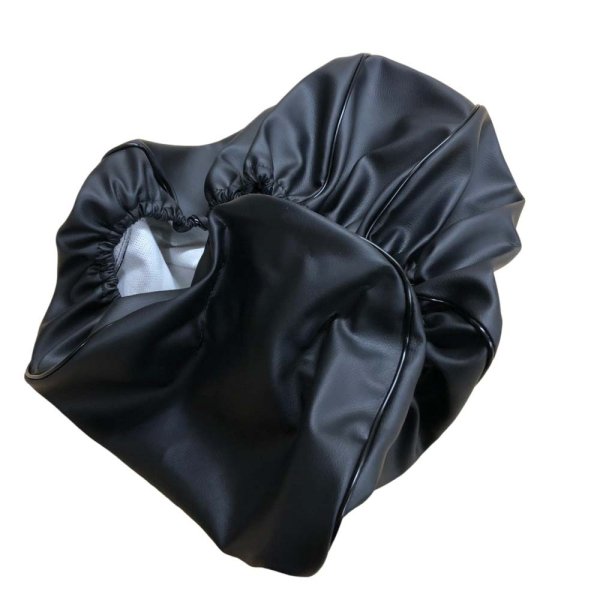 画像2: Cifmo(シフモ) リード110 シートカバー 黒 被せタイプ 安心の日本製 高品質 シートリペア CIF-74804 【送料無料 一部地域除く】 (2)