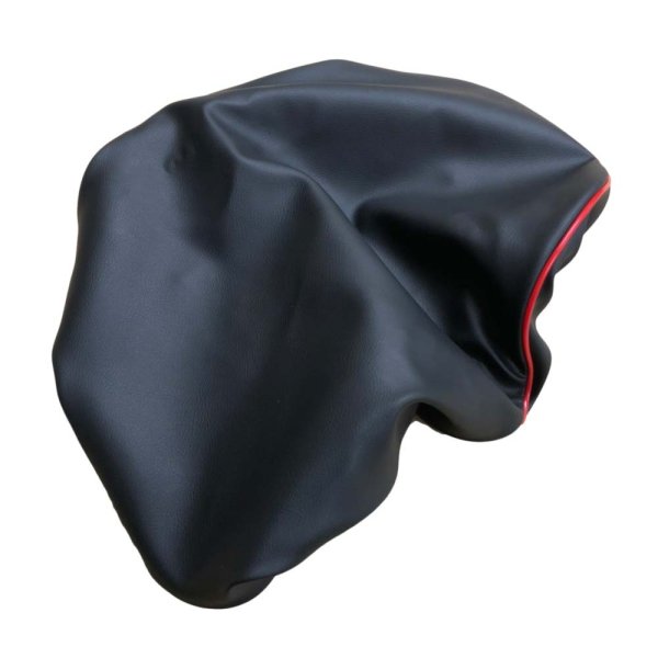 画像2: Cifmo(シフモ) タクト　4ST (AF75) シートカバー 黒カバー 赤パイピング 被せタイプ 安心の日本製 高品質 シートリペア CIF-74163 【送料無料 一部地域除く】 (2)