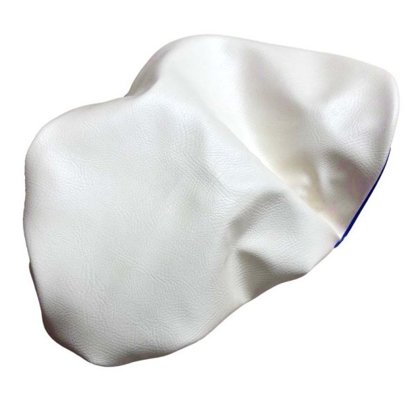 画像2: Cifmo(シフモ) タクト　4ST (AF75) シートカバー 白カバー 青パイピング 被せタイプ 安心の日本製 高品質 シートリペア CIF-74200 【送料無料 一部地域除く】 (2)