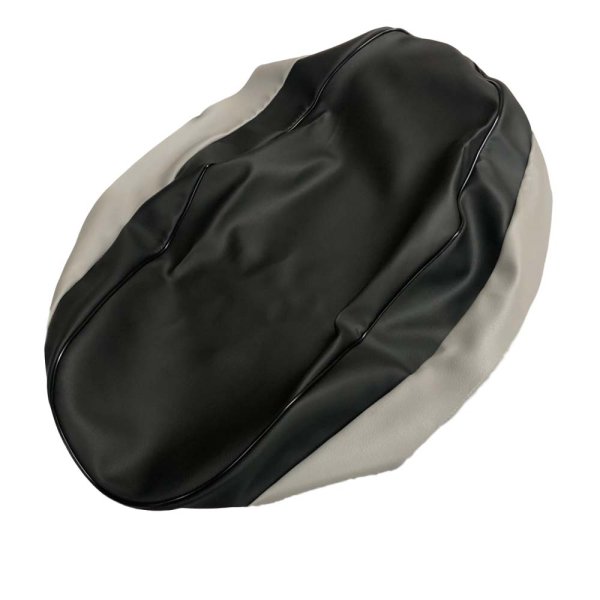 画像2: Cifmo(シフモ) W650 EJ650A1/C1  1999 ツートン シートカバー 黒/グレー 張替タイプ 安心の日本製 高品質 シートリペア CIF-76082 【送料無料 一部地域除く】 (2)