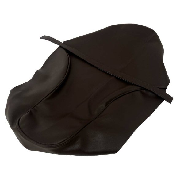 画像2: Cifmo(シフモ) エストレヤ250(BJ250A 14-17) BJ250　LEF/LEFA/LFF/LFFA/LGF/LGFA/LHF/LHFA/LHFB シートカバー 茶 張替タイプ 安心の日本製 高品質 シートリペア CIF-82175 【送料無料 一部地域除く】 (2)