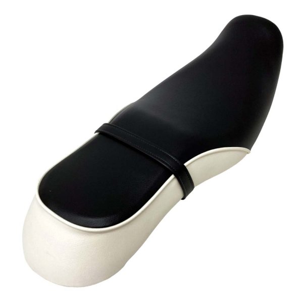 画像6: Cifmo(シフモ) エストレヤ250(BJ250A 14-17) BJ250　LEF/LEFA/LFF/LFFA/LGF/LGFA/LHF/LHFA/LHFB シートカバー 黒/白 張替タイプ 安心の日本製 高品質 シートリペア CIF-82182 【送料無料 一部地域除く】 (6)