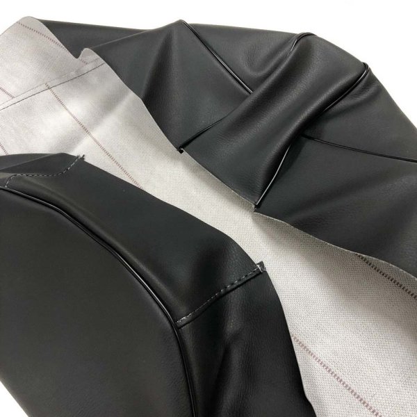 画像2: Cifmo(シフモ) アドレスV50 シートカバー 黒 張替タイプ 安心の日本製 高品質 シートリペア CIF-76341 【送料無料 一部地域除く】 (2)