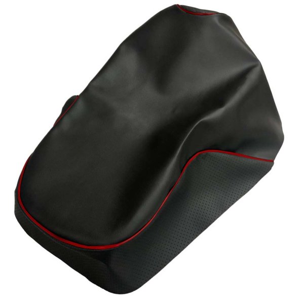 画像2: Cifmo(シフモ) ZZ(CA1PB) シートカバー 黒カバー 赤パイピング 張替タイプ 安心の日本製 高品質 シートリペア CIF-76501 【送料無料 一部地域除く】 (2)