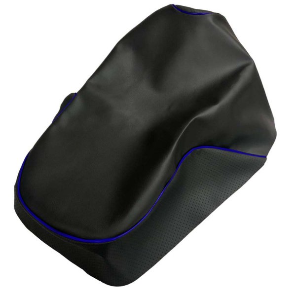 画像2: Cifmo(シフモ) ZZ(CA1PB) シートカバー 黒カバー 青パイピング 張替タイプ 安心の日本製 高品質 シートリペア CIF-76518 【送料無料 一部地域除く】 (2)