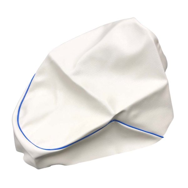 画像2: Cifmo(シフモ) ZZ(CA1PB) シートカバー 白カバー 青パイピング 張替タイプ 安心の日本製 高品質 シートリペア CIF-76549 【送料無料 一部地域除く】 (2)