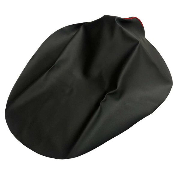 画像2: Cifmo(シフモ) レッツ2(CA1KA) シートカバー 黒カバー 赤パイピング 張替タイプ 安心の日本製 高品質 シートリペア CIF-76600 【送料無料 一部地域除く】 (2)