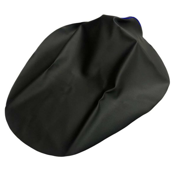 画像2: Cifmo(シフモ) レッツ2(CA1KA) シートカバー 黒カバー 青パイピング 張替タイプ 安心の日本製 高品質 シートリペア CIF-76617 【送料無料 一部地域除く】 (2)