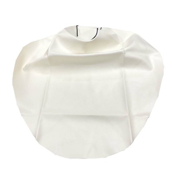 画像2: Cifmo(シフモ) レッツ2(CA1KA) シートカバー 白カバー 黒パイピング 張替タイプ 安心の日本製 高品質 シートリペア CIF-76624 【送料無料 一部地域除く】 (2)