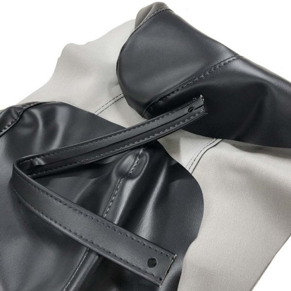 画像2: Cifmo(シフモ) ジェベル200(SH42A) シートカバー 黒 張替タイプ 安心の日本製 高品質 シートリペア CIF-77027 【送料無料 一部地域除く】 (2)