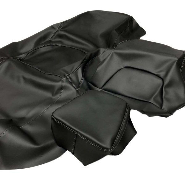 画像3: Cifmo(シフモ) スカイウェイブ250 1型(CJ41A) シートカバー 黒 張替タイプ 安心の日本製 高品質 シートリペア CIF-77089 【送料無料 一部地域除く】 (3)