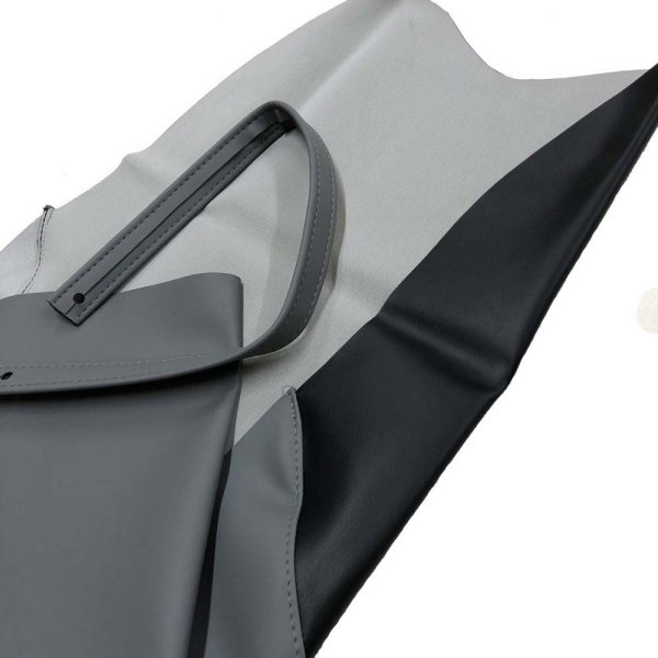 画像4: Cifmo(シフモ) カタナ(GSX250)(GJ51B)ツートンカラー シートカバー 黒/グレー 張替タイプ 安心の日本製 高品質 シートリペア CIF-82410 【送料無料 一部地域除く】 (4)