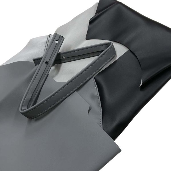 画像2: Cifmo(シフモ) GSX750 カタナ ツートン(GS75X) シートカバー 黒・グレー 張替タイプ 安心の日本製 高品質 シートリペア CIF-77157 【送料無料 一部地域除く】 (2)