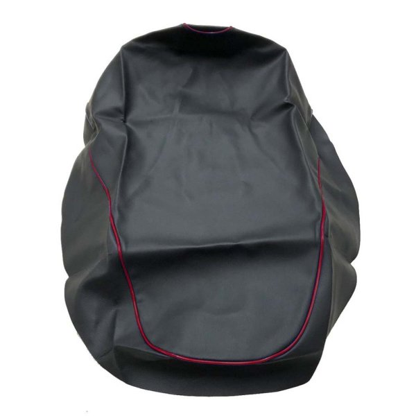 画像2: Cifmo(シフモ) アドレスV125 シートカバー 黒カバー 赤パイピング 張替タイプ 安心の日本製 高品質 シートリペア CIF-77195 【送料無料 一部地域除く】 (2)