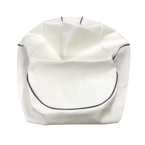 画像2: Cifmo(シフモ) レッツ4 シートカバー 白カバー 黒パイピング 張替タイプ 安心の日本製 高品質 シートリペア CIF-77317 【送料無料 一部地域除く】 (2)