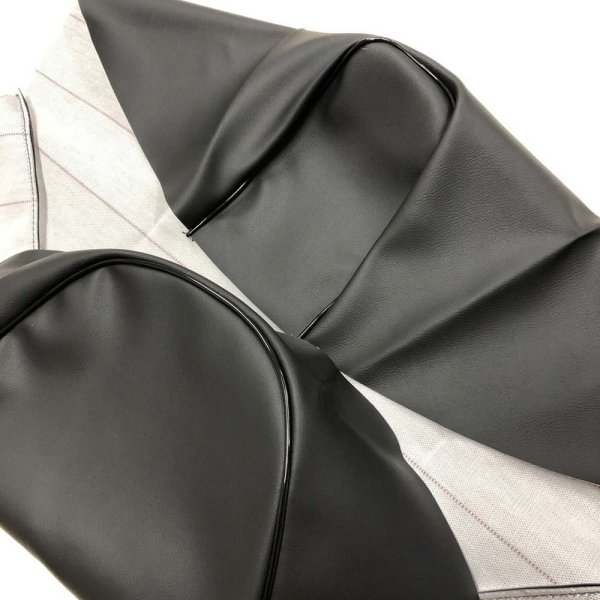 画像2: Cifmo(シフモ) アヴェニス150 シートカバー 黒 張替タイプ 安心の日本製 高品質 シートリペア CIF-77492 【送料無料 一部地域除く】 (2)