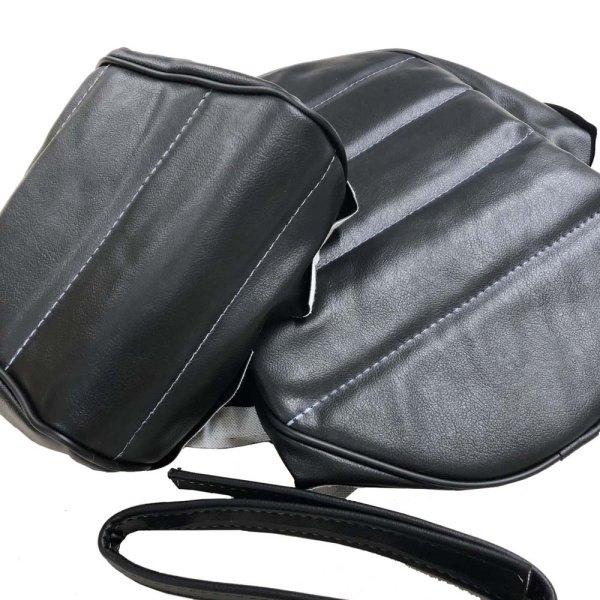 画像4: Cifmo(シフモ) サベージ400　タックロール シートカバー 黒 張替タイプ 安心の日本製 高品質 シートリペア CIF-78475 【送料無料 一部地域除く】 (4)