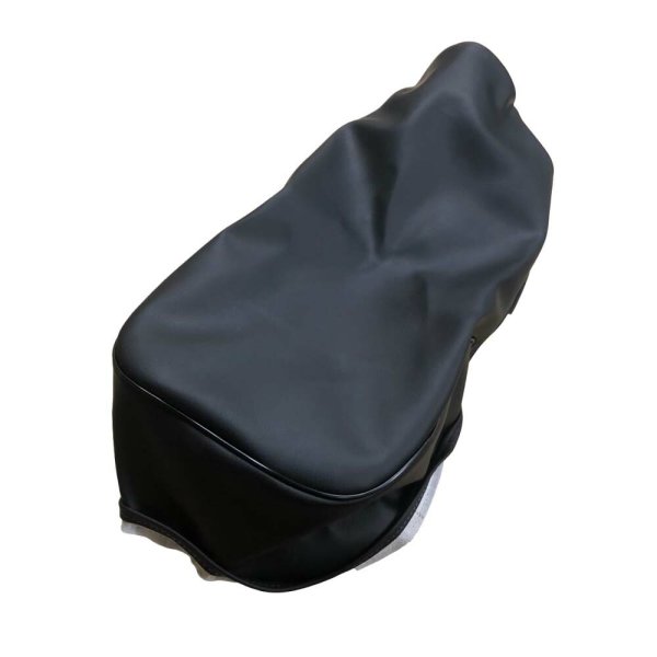 画像2: Cifmo(シフモ) ＴＳ50 ハスラー　空冷　後期型　(1980-1982) シートカバー 黒 張替タイプ 安心の日本製 高品質 シートリペア CIF-78703 【送料無料 一部地域除く】 (2)