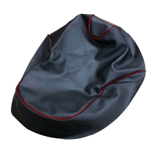 画像2: Cifmo(シフモ) レッツ　(CA4AA)4ST シートカバー 黒カバー 赤パイピング 張替タイプ 安心の日本製 高品質 シートリペア CIF-78086 【送料無料 一部地域除く】 (2)