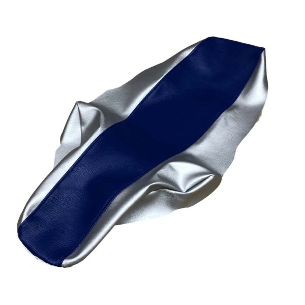 画像2: Cifmo(シフモ) DR-Z400 (SK43A　SK44A) シートカバー ネイビー/シルバー 張替タイプ 安心の日本製 高品質 シートリペア CIF-78369 【送料無料 一部地域除く】 (2)