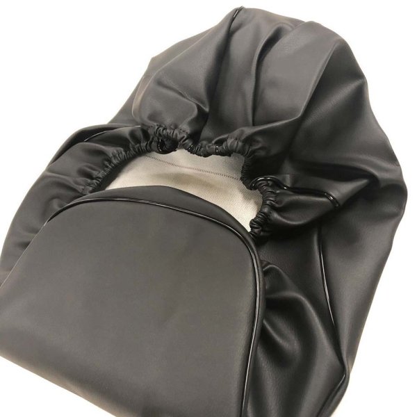 画像2: Cifmo(シフモ) アドレス110(CF11A) シートカバー 黒  被せタイプ 安心の日本製 高品質 シートリペア CIF-77614 【送料無料 一部地域除く】 (2)