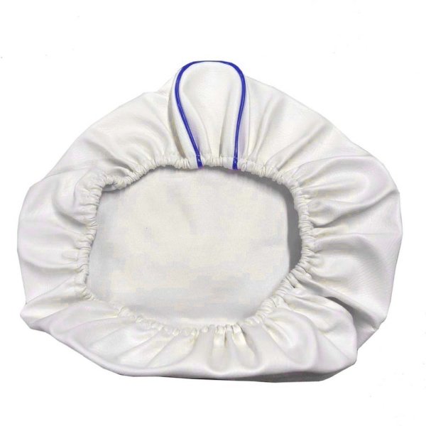 画像2: Cifmo(シフモ) セピア(CA1EA) シートカバー 白カバー 青パイピング  被せタイプ 安心の日本製 高品質 シートリペア CIF-77676 【送料無料 一部地域除く】 (2)