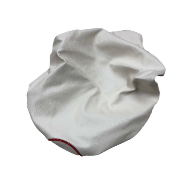 画像2: Cifmo(シフモ) ZZ(CA1PB) シートカバー 白カバー 赤パイピング  被せタイプ 安心の日本製 高品質 シートリペア CIF-77720 【送料無料 一部地域除く】 (2)