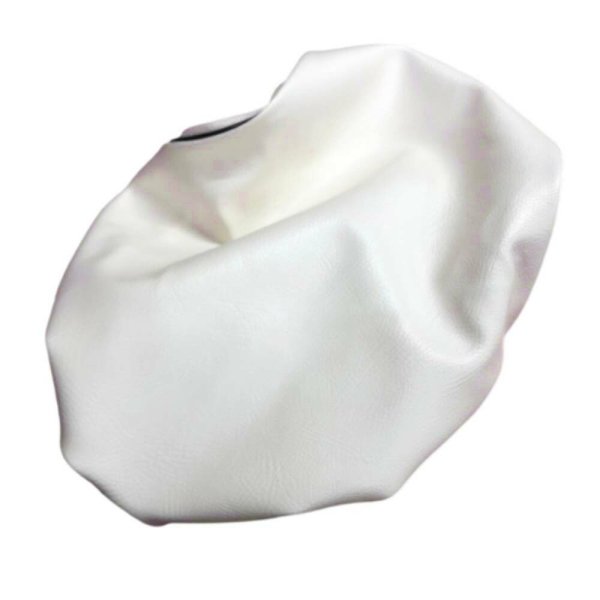 画像2: Cifmo(シフモ) レッツ2(CA1KA) シートカバー 白カバー 黒パイピング  被せタイプ 安心の日本製 高品質 シートリペア CIF-77775 【送料無料 一部地域除く】 (2)