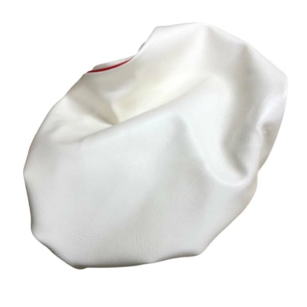 画像2: Cifmo(シフモ) レッツ2(CA1KA) シートカバー 白カバー 赤パイピング  被せタイプ 安心の日本製 高品質 シートリペア CIF-77782 【送料無料 一部地域除く】 (2)