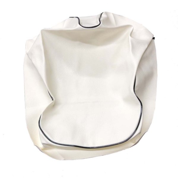 画像2: Cifmo(シフモ) アプリオ(4JP) シートカバー 白カバー 黒パイピング 張替タイプ 安心の日本製 高品質 シートリペア CIF-79120 【送料無料 一部地域除く】 (2)