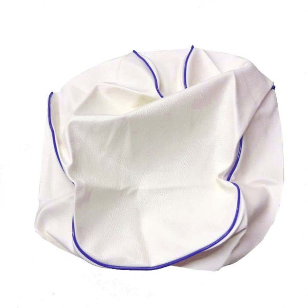 画像2: Cifmo(シフモ) アプリオ(4JP) シートカバー 白カバー 青パイピング 張替タイプ 安心の日本製 高品質 シートリペア CIF-79144 【送料無料 一部地域除く】 (2)