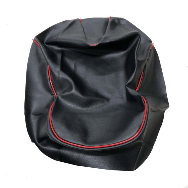 画像2: Cifmo(シフモ) (SA16J)リモコンジョグ(JOG・5KN・CV50) シートカバー 黒カバー 赤パイピング 張替タイプ 安心の日本製 高品質 シートリペア CIF-79380 【送料無料 一部地域除く】 (2)