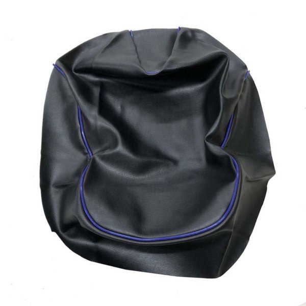 画像2: Cifmo(シフモ) (SA16J)リモコンジョグ(JOG・5KN・CV50) シートカバー 黒カバー 青パイピング 張替タイプ 安心の日本製 高品質 シートリペア CIF-79397 【送料無料 一部地域除く】 (2)