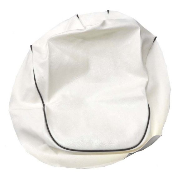 画像4: Cifmo(シフモ) (SA16J)リモコンジョグ(JOG・5KN・CV50) シートカバー 白カバー 黒パイピング 張替タイプ 安心の日本製 高品質 シートリペア CIF-79403 【送料無料 一部地域除く】 (4)