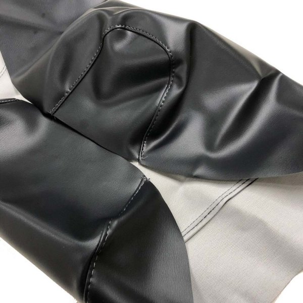 画像2: Cifmo(シフモ) (4VP)BW'S50(ビーウィズ) シートカバー 黒 張替タイプ 安心の日本製 高品質 シートリペア CIF-79502 【送料無料 一部地域除く】 (2)