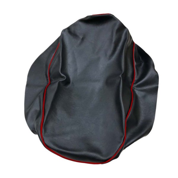 画像2: Cifmo(シフモ) (3VR)アクシス90(AXIS) シートカバー 黒カバー 赤パイピング 張替タイプ 安心の日本製 高品質 シートリペア CIF-79557 【送料無料 一部地域除く】 (2)