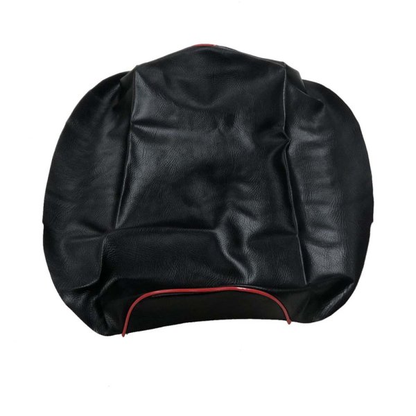 画像2: Cifmo(シフモ) (5FA)グランドアクシス100(AXIS) シートカバー 黒カバー 赤パイピング 張替タイプ 安心の日本製 高品質 シートリペア CIF-79618 【送料無料 一部地域除く】 (2)