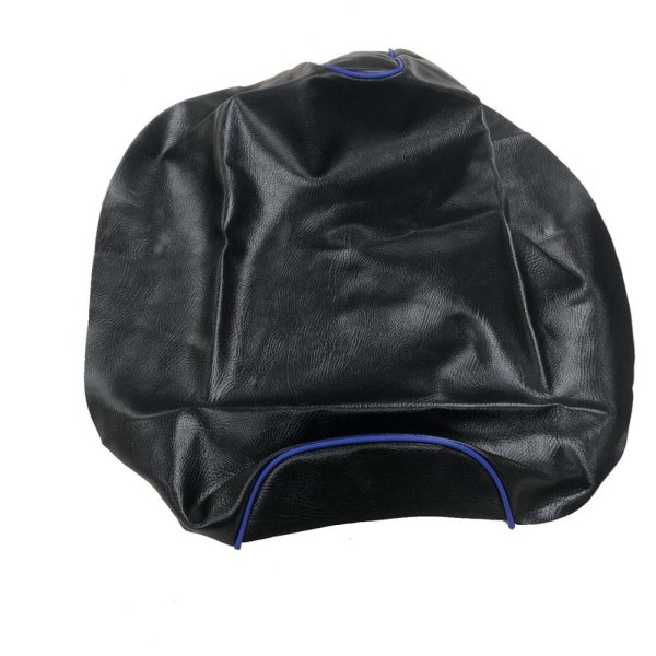 画像2: Cifmo(シフモ) (5FA)グランドアクシス100(AXIS) シートカバー 黒カバー 青パイピング 張替タイプ 安心の日本製 高品質 シートリペア CIF-79625 【送料無料 一部地域除く】 (2)